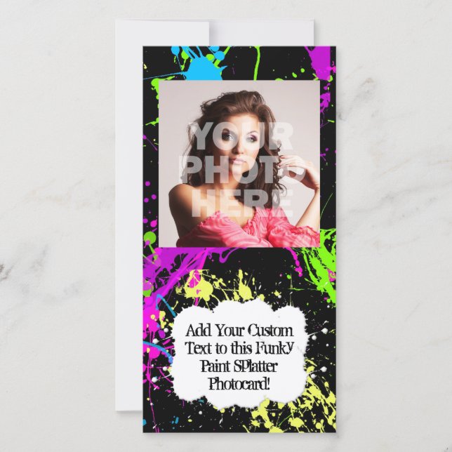 Placa de pintura de neón retro fresca sobre negro (Anverso)