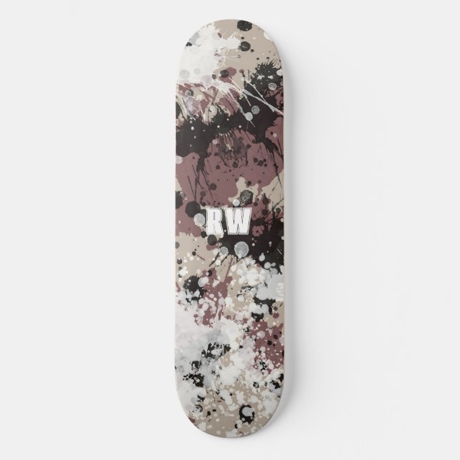 Placa de pintura moderna personalizada Skateboard (Anverso)