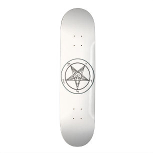 Placa de skateboard blanca