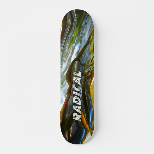 Placa de skateboard Radical Art 33B (Anverso )