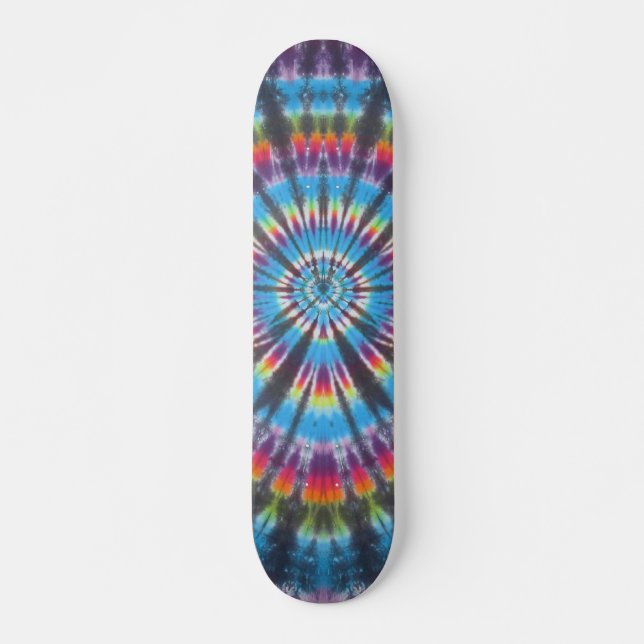 Placa de skateboard Tie Dye 18 (Anverso )
