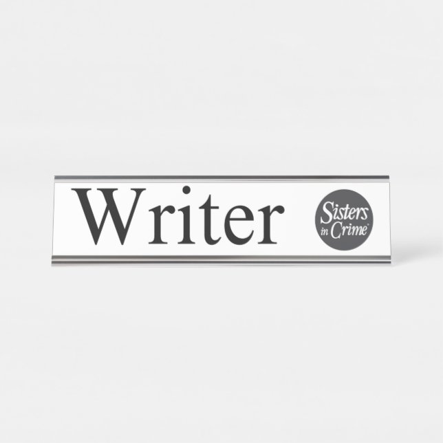 Placa del escritorio del escritor (Anverso)