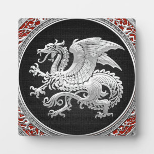 Placa Expositora [100] Dragón islandés, Landvttir [Silver]