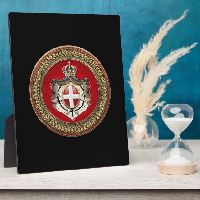 Placa Expositora [100] Orden de Malta - Escudo de armas SMOM (Lado)