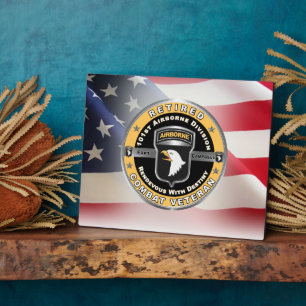 Placa Expositora 101ª División Aérea Veterano Jubilado