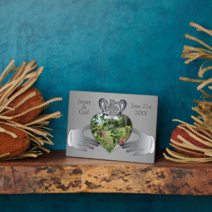 Placa Expositora 10,11,20,25,Foto Aniversario Claddaugh