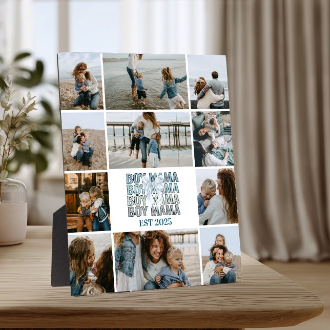 Placa Expositora 11 Mamá de niños Collage de fotos personalizado (Subido por el creador)