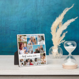 Placa Expositora 11 Photo Collage Best Mom Ever 