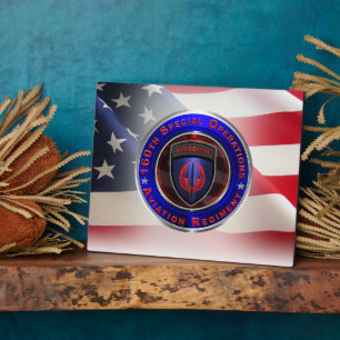 Placa Expositora 160.ª Operación Especial Aviación "NIGHTSTALKERS"