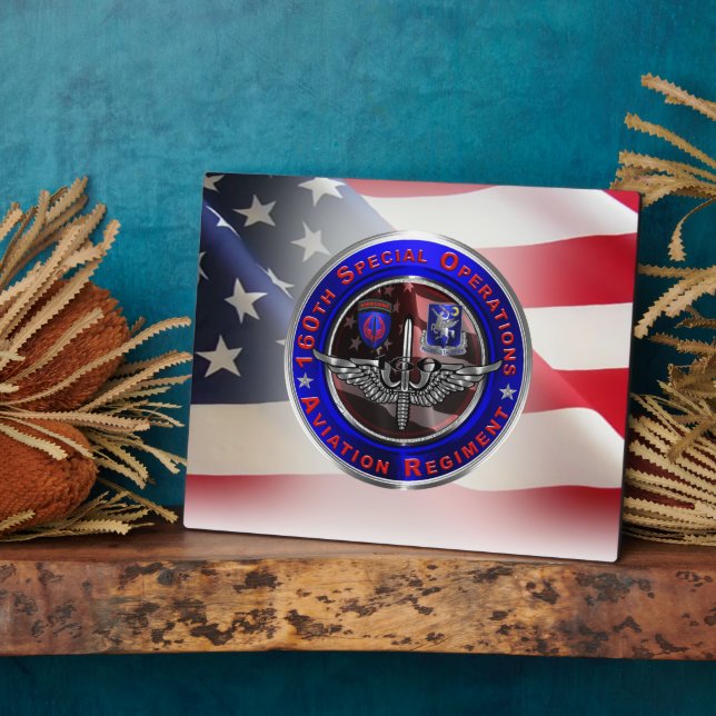 Placa Expositora 160.ª Operación Especial Aviación "NIGHTSTALKERS" (Lado)