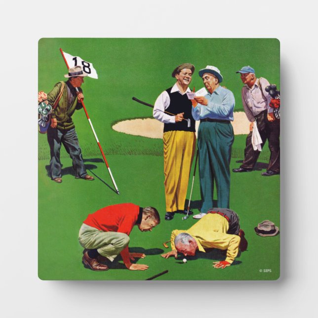 Placa Expositora 18º Agujero (Frente)