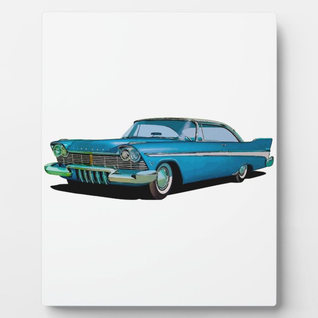 Placa Expositora 1957 Plymouth Belvedere Sport Coupe (Frente)