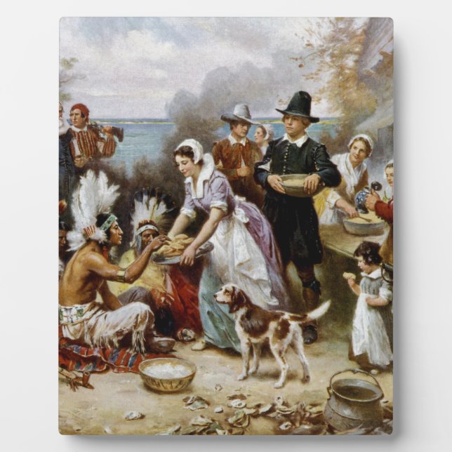 Placa Expositora 1.ª acción de gracias (Frente)