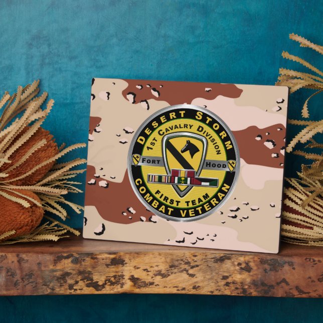 Placa Expositora 1.ª División de Caballería Veterana de Tormenta de (Lado)