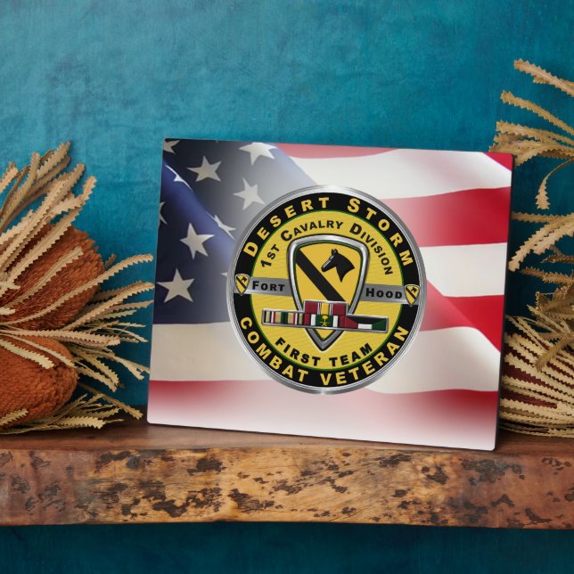 Placa Expositora 1.ª División de Caballería Veterana de Tormenta de (Lado)