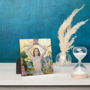 Placa Expositora 1.ᵉʳ martirio de San Sebastián (M 013) 5,25" cuadr