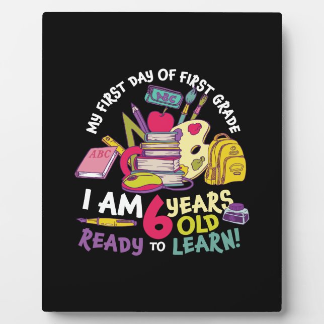 Placa Expositora 1.ᵉʳ Primer Día De Primer Grado (Frente)