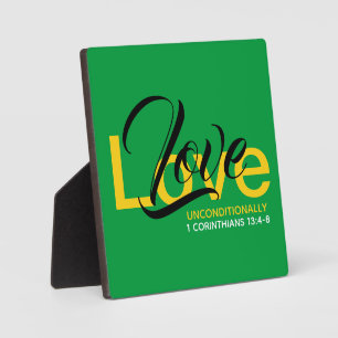 Placa Expositora 1 Corintios 13   AMOR cristiano