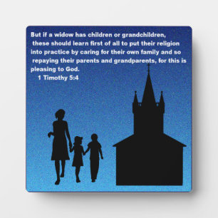 Placa Expositora 1 Timoteo 5:4