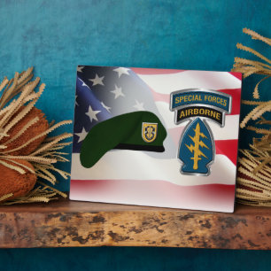 Placa Expositora 1st Special Forces Group (AIRBORNE)
