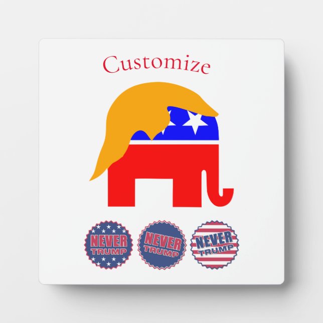 Placa Expositora 2024 Nunca Trump Thunder_Cove (Frente)