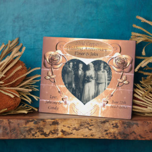 Placa Expositora 22º Aniversario de Bodas de Cobre  