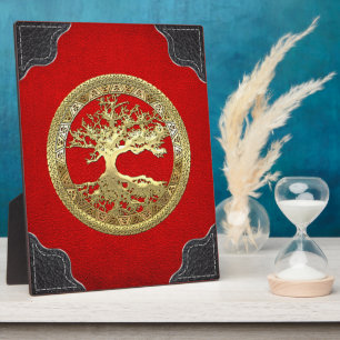 Placa Expositora [23] Árbol celta dorado de vida