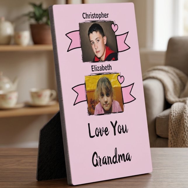 Placa Expositora 2 foto te amo abuela rosa (Subido por el creador)