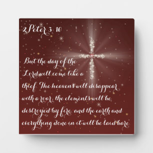 Placa Expositora 2 Peter 3:10