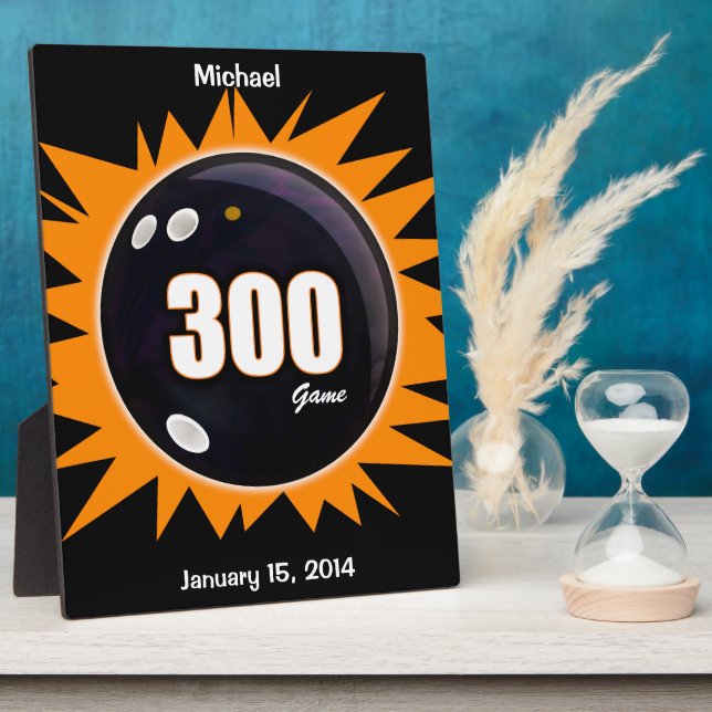 Placa Expositora 300 Naranja de juegos y negro (Lado)