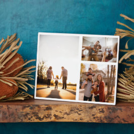 Placa Expositora 3 Collage de fotos Personalizado personalizado