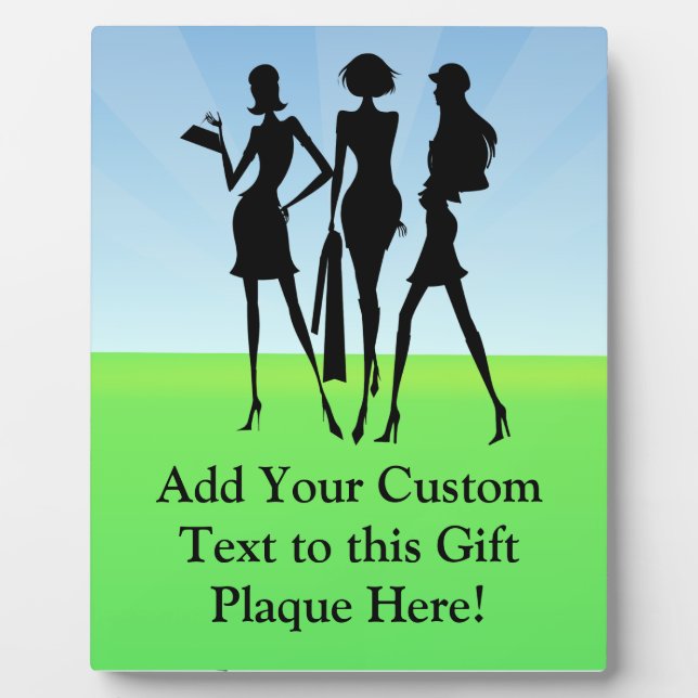 Placa Expositora 3 compañeras de compras (Frente)