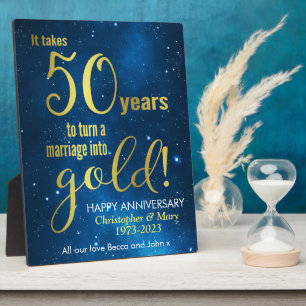 Placa Expositora 50º Aniversario de Boda