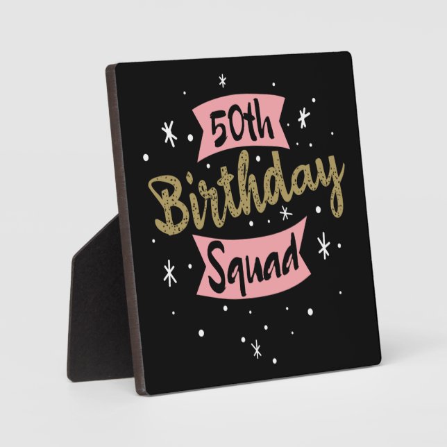 Placa Expositora 50.ª brigada de cumpleaños (Anverso)