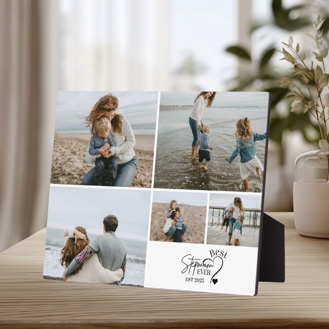 Placa Expositora 5 Best Stepmom Ever Custom Photo Collage  (Subido por el creador)