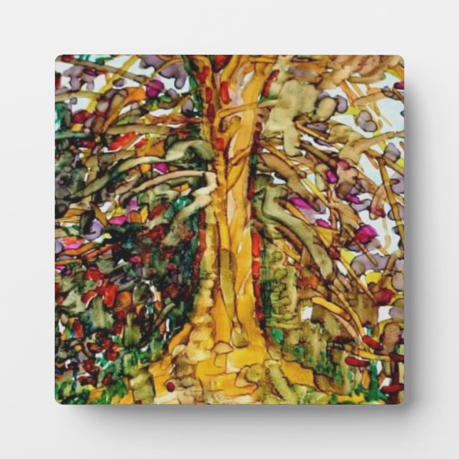 Placa Expositora 5" x 5" Tabletop Plaque Este, paisaje original! (Frente)