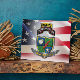 Placa Expositora 75.º Regimiento de Peregrinos