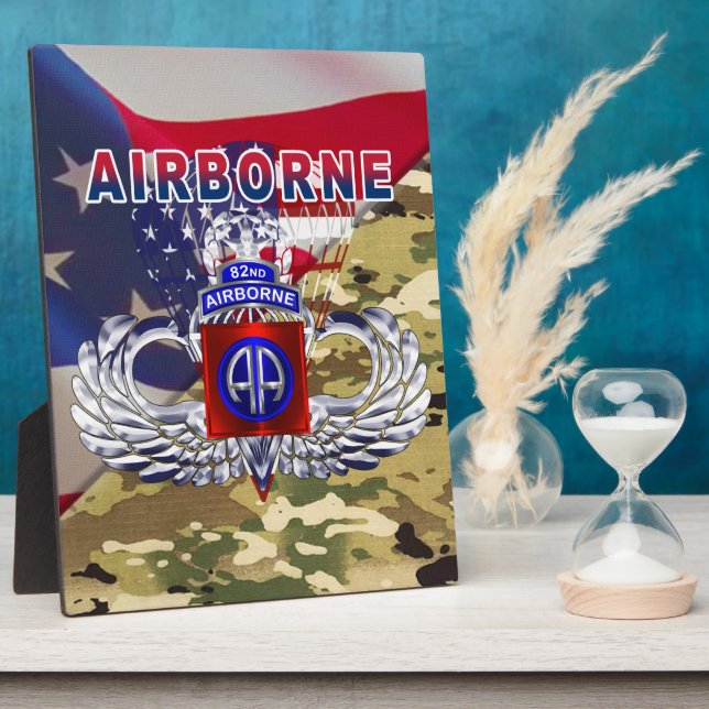 Placa Expositora 82ª División Aerotransportada (Lado)