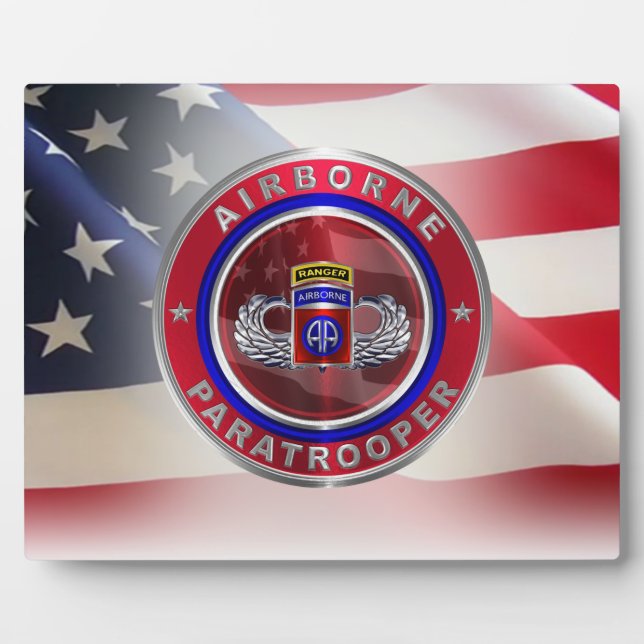 Placa Expositora 82.ª División Aérea Ranger Aéreo (Frente)