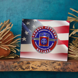 Placa Expositora 82.ª División Aérea Veterana Retirada