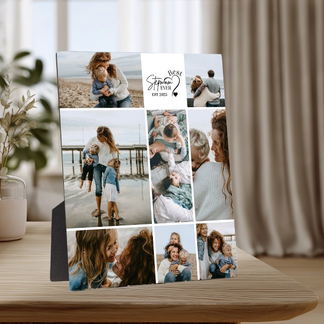 Placa Expositora 8 Best Stepmom Ever Custom Photo Collage  (Subido por el creador)