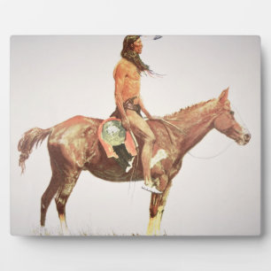 Placa Expositora A Cheyenne Brave, 1901 (color litho)