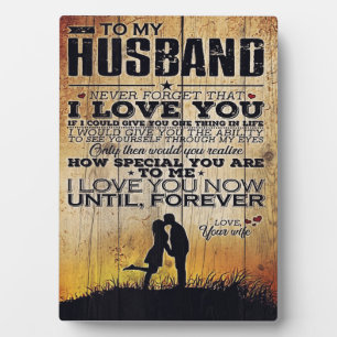 Placa Expositora A la carta de mi marido Agradable Regalo Para El