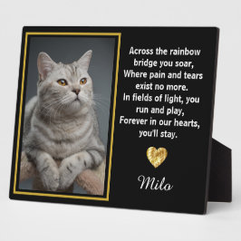 Placa Expositora A lo largo del Mascota de oro Rainbow Bridge