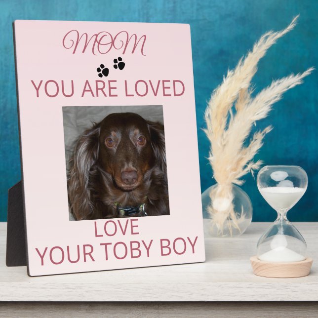 Placa Expositora A Loving Message From Your Fur-Kid (Lado)