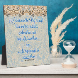 Placa Expositora a man must be big enough