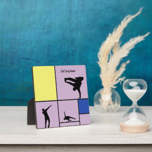 Placa Expositora A Piet le encanta bailar Mondrian Street Hiphop St