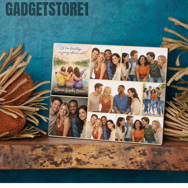 Placa Expositora A True Friendship | Friendship Day | Inspirational (A True Friendship | Friendship Day | Inspirational Plaque
)