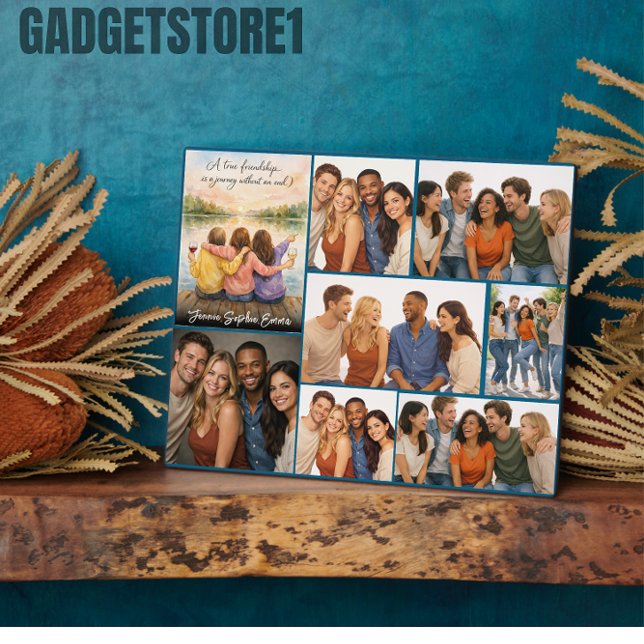 Placa Expositora A True Friendship | Friendship Day | Inspirational (A True Friendship | Friendship Day | Inspirational Plaque
)