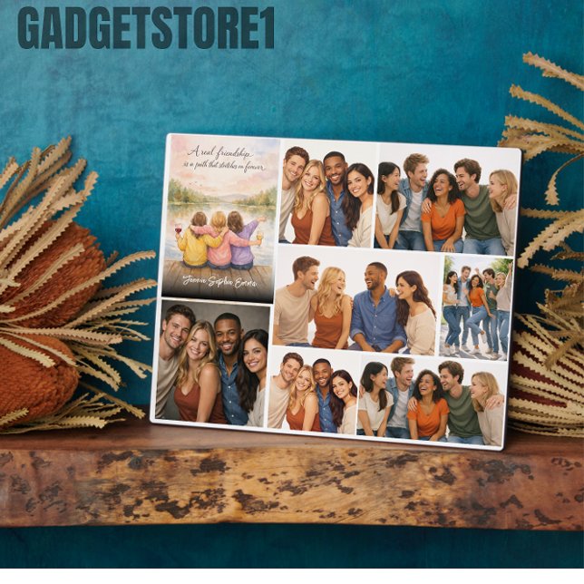 Placa Expositora A True Friendship | Friendship Day | Inspirational (A True Friendship | Friendship Day | Inspirational Plaque
)